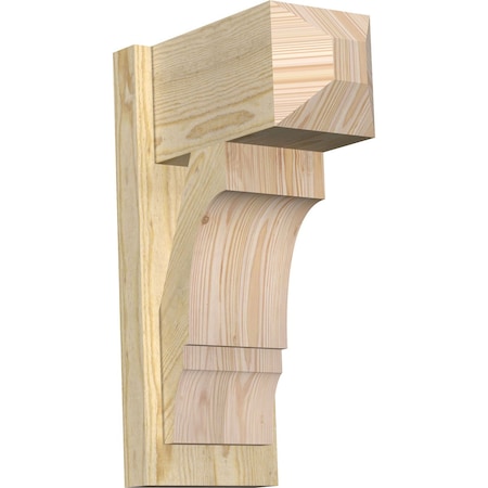 Ekena Millwork Balboa Craftsman Rough Sawn Outlooker, Douglas Fir, 8"W x 14"D x 22"H OUT08X14X22BOA04RDF